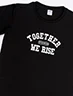 Camiseta Together Negro Niño – Estilo moderno para looks casuales