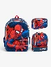 Set x3 Mochila + Lonchera + Cartuchera Spiderman Azul Niños – Aventura escolar con personaje favorito
