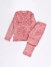 Pijama Buzo Corazones + Pantalón Mauve Niña – Estilo dulce para noches especiales