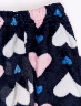 Pijama Buzo Corazones + Pantalón Azul Niña – Dulce descanso con un toque encantador