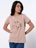 Camiseta You Glow Café Claro Mujer – Estilo moderno con personalidad