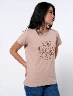 Camiseta You Glow Café Claro Mujer – Estilo moderno con personalidad