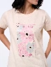 Camiseta Flores Melón Mujer – Frescura femenina con detalles encantadores