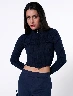 Sweater Acanalado Azul Mujer – Textura elegante para días frescos