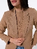 Blazer con Solapa Camel Mujer – Elegancia moderna para destacar