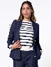 Blazer Largo Azul Mujer – Elegancia moderna para diferentes ocasiones