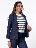 Blazer Largo Azul Mujer – Elegancia moderna para diferentes ocasiones