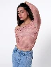 Buzo Marmoleado Naranja Mujer – Diseño llamativo con estilo moderno