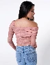 Buzo Marmoleado Naranja Mujer – Diseño llamativo con estilo moderno