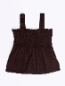 Top Encarrujado Café Niña – Un detalle encantador para sus looks