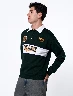 Buzo College Verde Hombre – Estilo juvenil para looks relajados