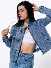 Chaqueta Denim Unicolor Mujer – Estilo casual que nunca pasa