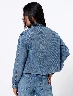 Chaqueta Denim Unicolor Mujer – Estilo casual que nunca pasa