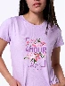Camiseta Amour Lila Mujer – Diseño femenino con encanto delicado