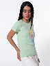 Camiseta Flores Verde Mujer – Estampado floral con aire fresco