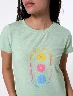 Camiseta Flores Verde Mujer – Estampado floral con aire fresco