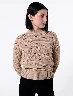 Sweater Calado Taupe Mujer – Delicadeza tejida para looks sofisticados