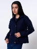 Abrigo Botones Navy Mujer – Estilo sofisticado para días frescos