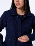 Abrigo Botones Navy Mujer – Estilo sofisticado para días frescos