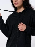 Chompa Llana Negro Mujer – Estilo sobrio para complementar tus outfits