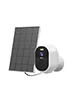 Cámara con Panel Solar Wi-Fi Blanco Nexxt – Monitoreo práctico con conexión inalámbrica