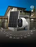 Cámara con Panel Solar Wi-Fi Blanco Nexxt – Monitoreo práctico con conexión inalámbrica