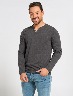 Buzo Básico Cuello Henley 3 Botones