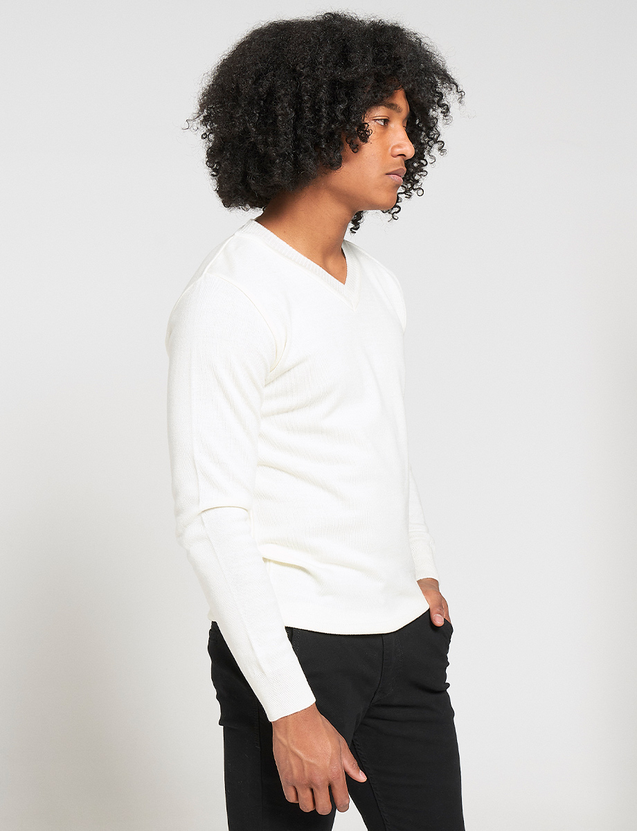 Sweater Básico Cuello en V