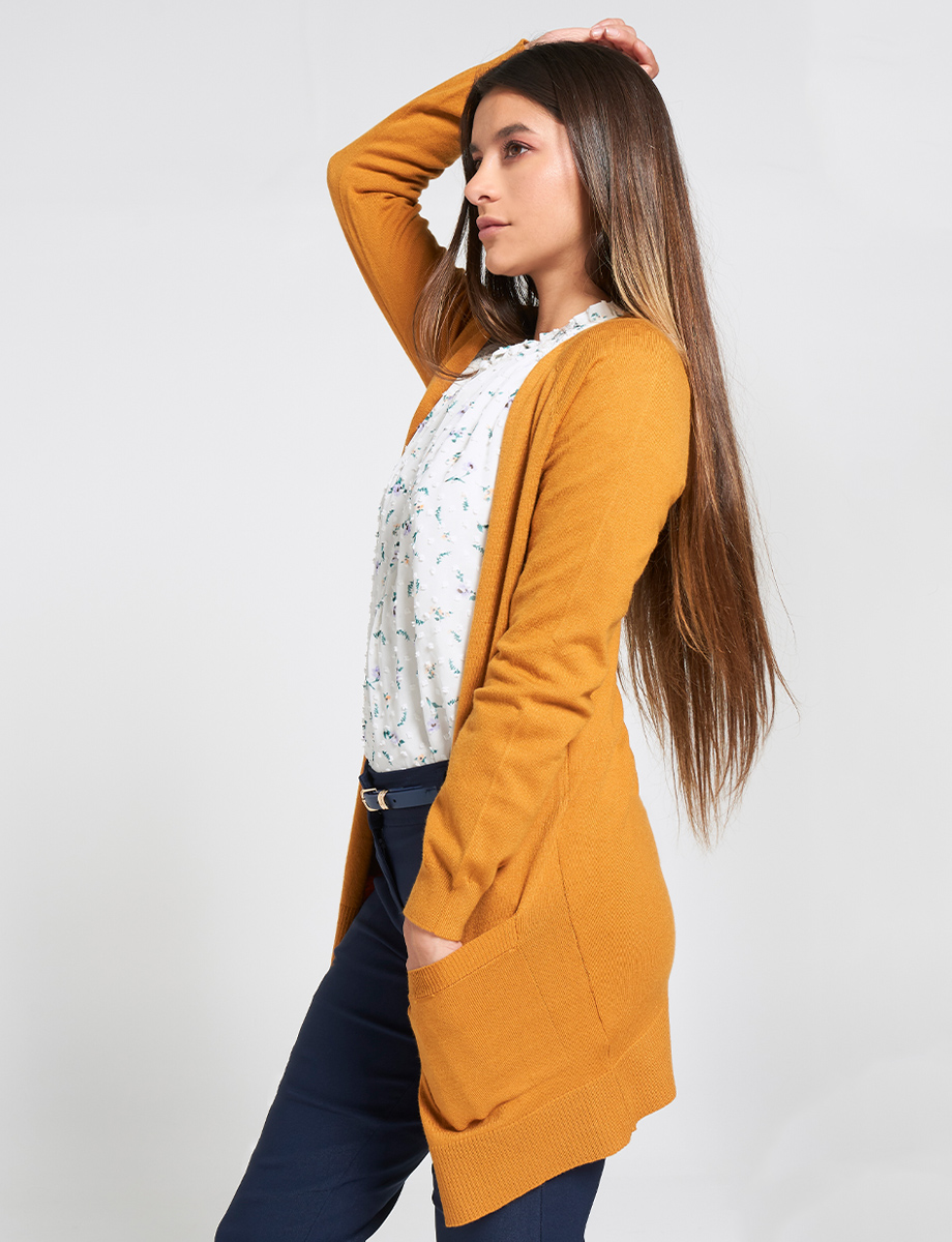 Cardigan Clásico Abierto
