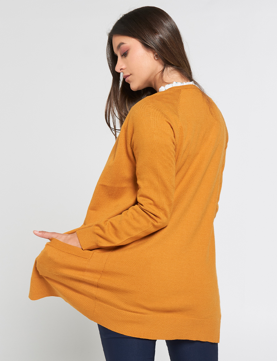 Cardigan Clásico Abierto