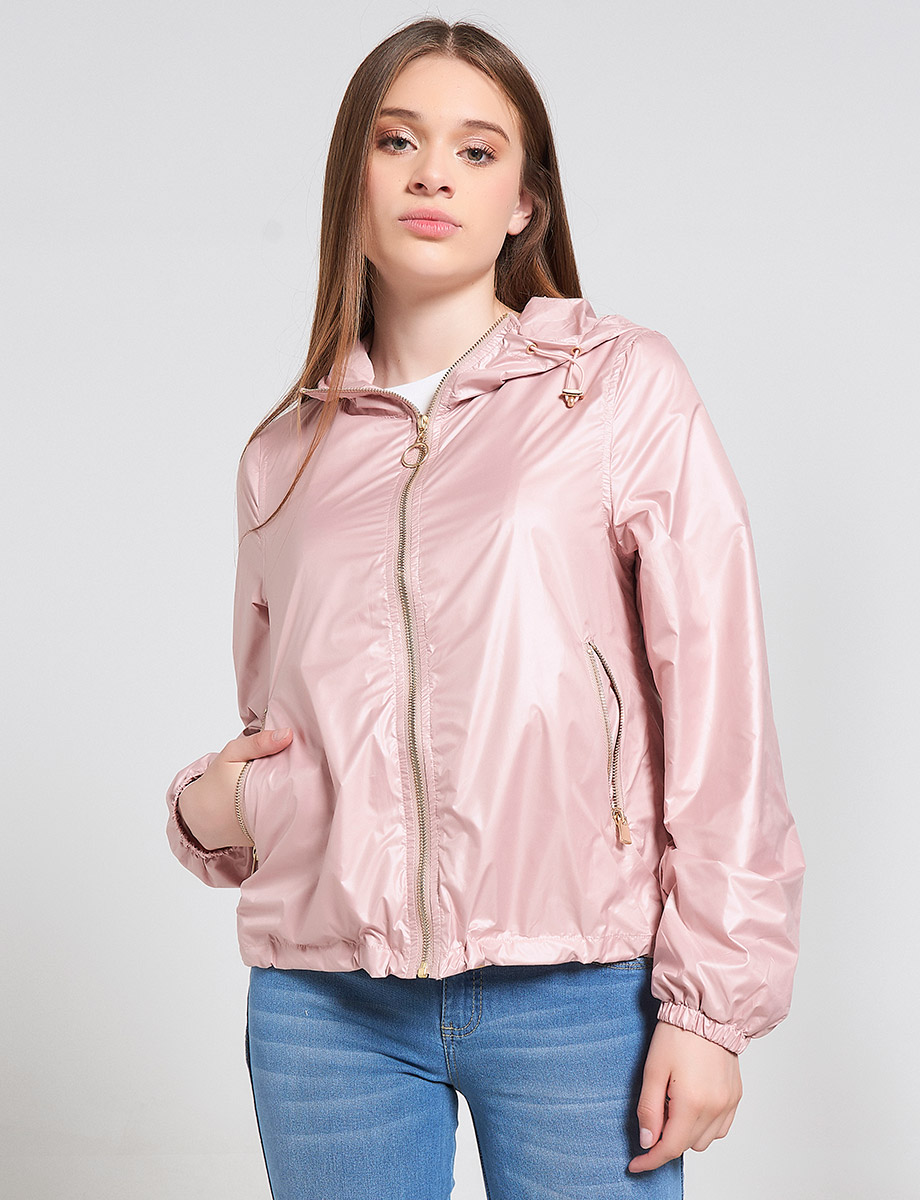 Chaqueta con Cierres Unicolor