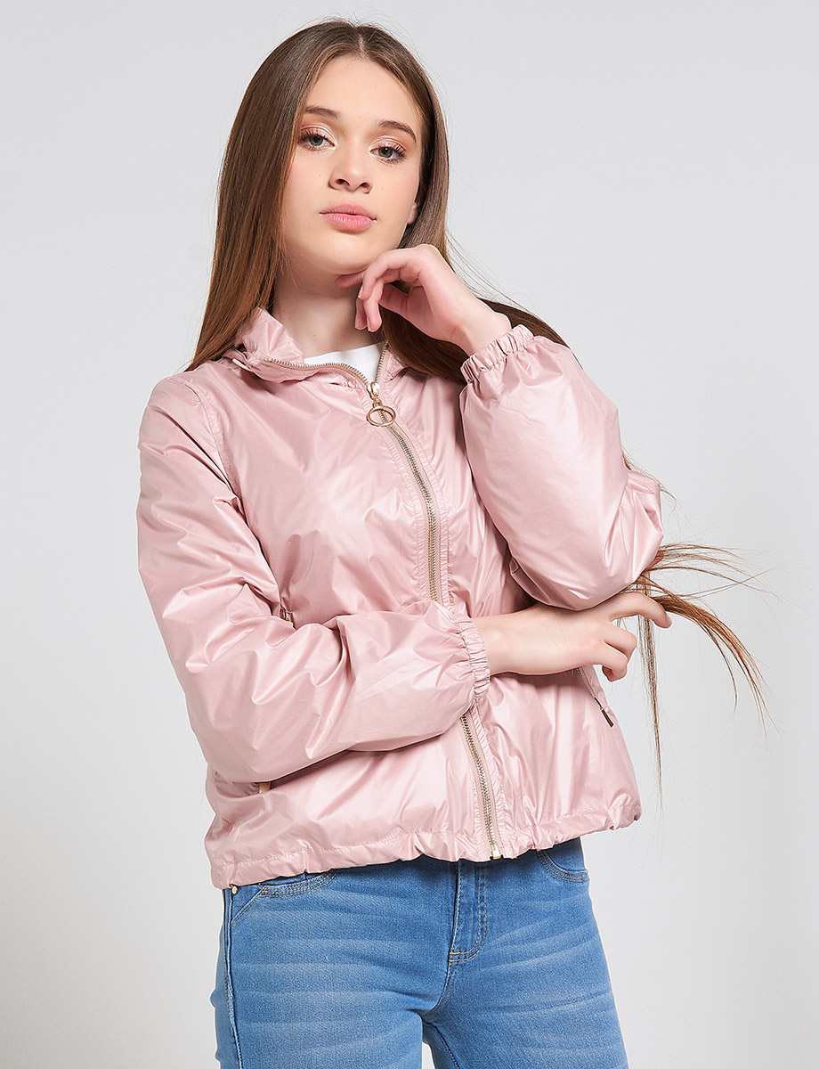 Chaqueta con Cierres Unicolor