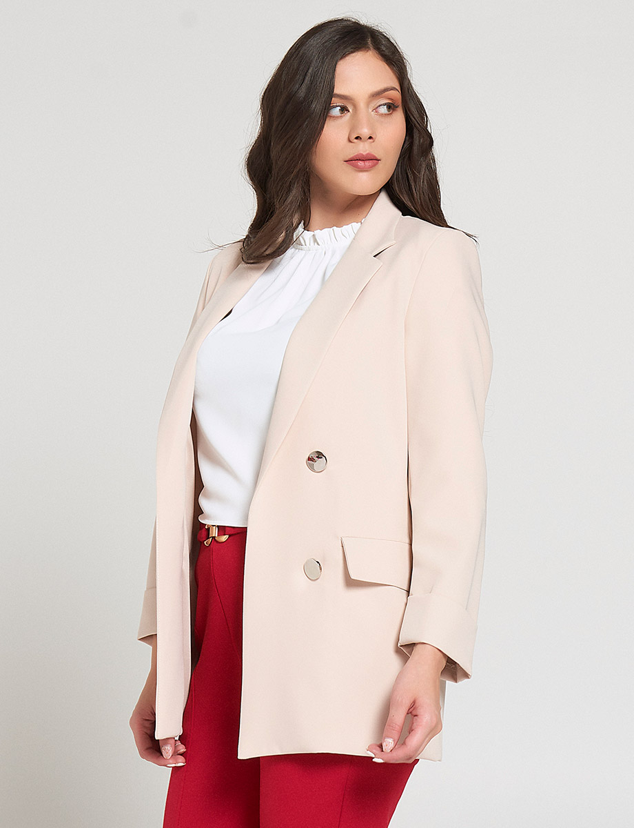 Blazer Largo con Botones
