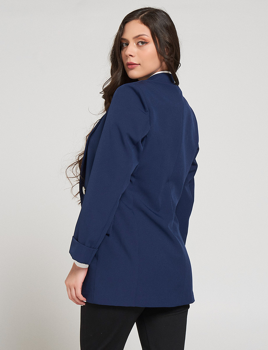 Blazer Largo con Botones
