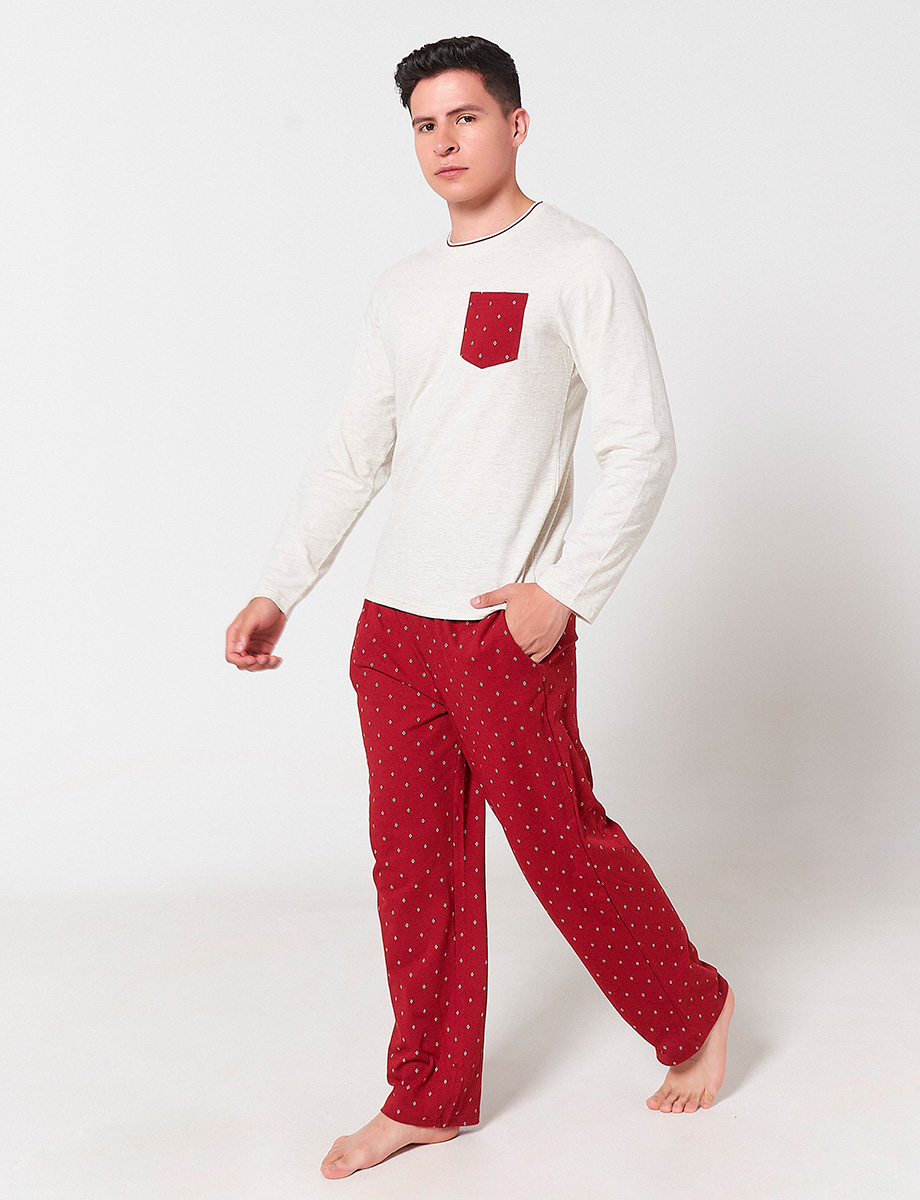 Pijama Buzo + Pantalón Unicolor