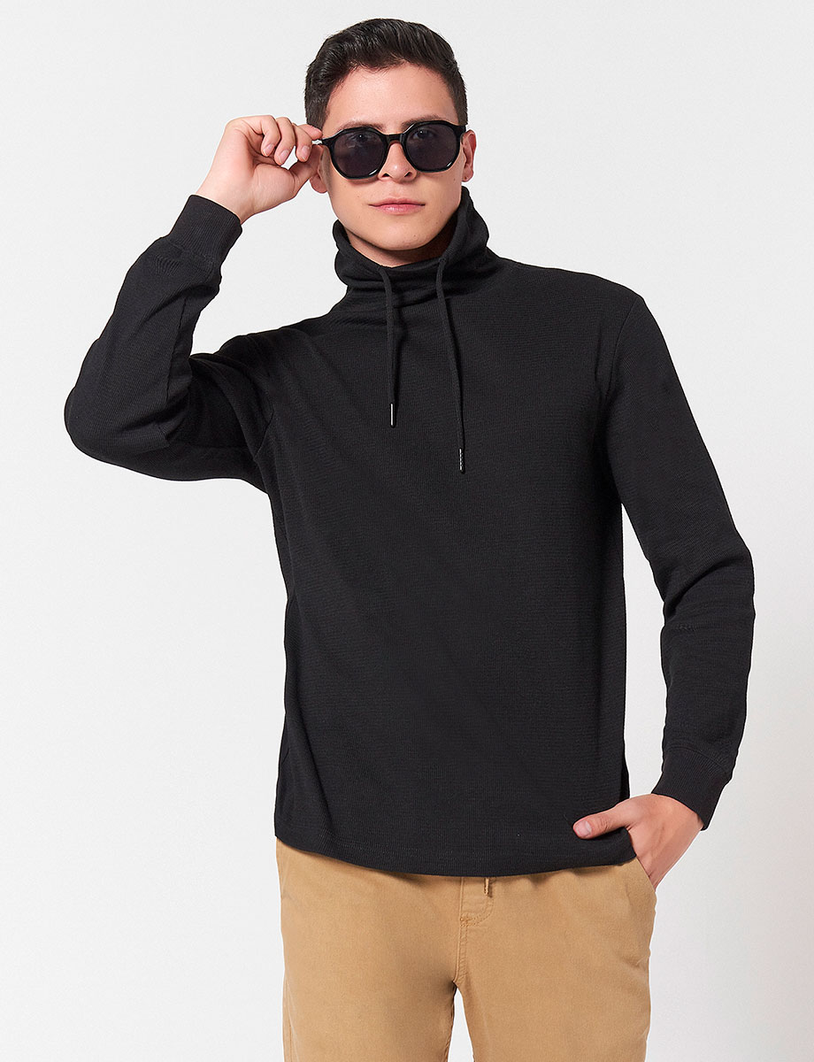 Sweater Cuello Alto Unicolor