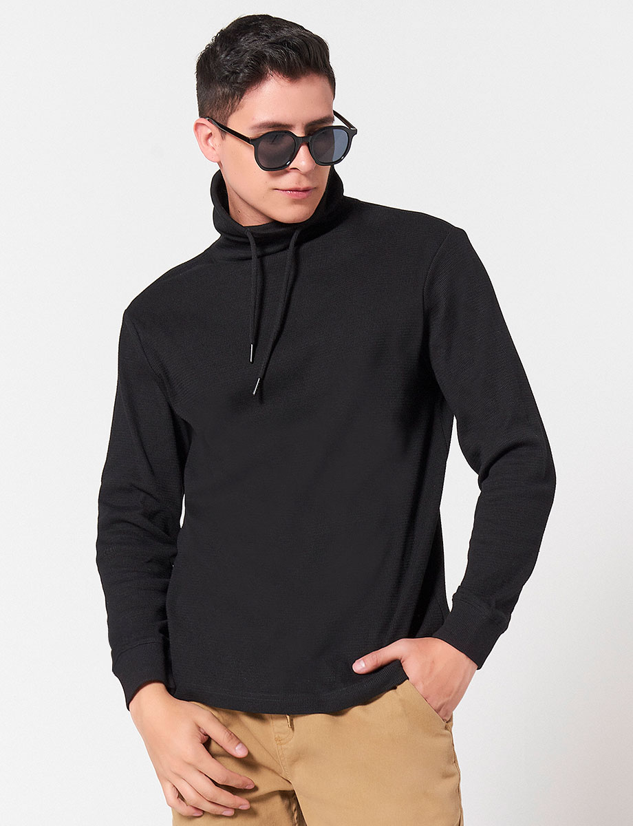 Sweater Cuello Alto Unicolor