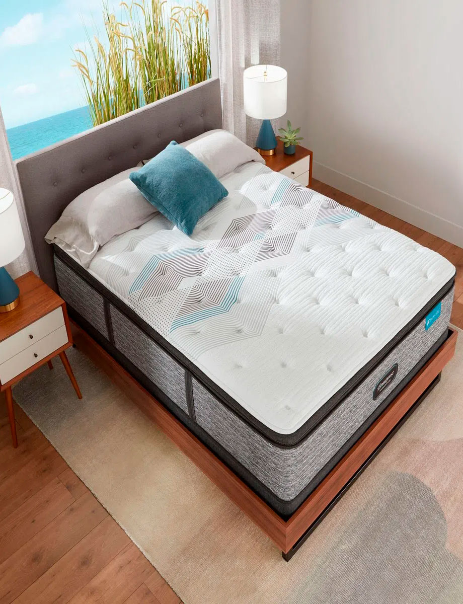 Colchón Harmony Medium Firm Pillow Top 3 Plazas + 2 Almohadas Beautyrest | Simmons