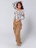Pantalón Cargo Unicolor
