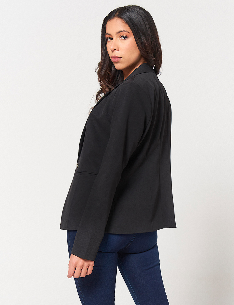 Blazer Corto Unicolor