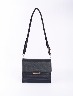 Cartera Negra / Blanco Junior