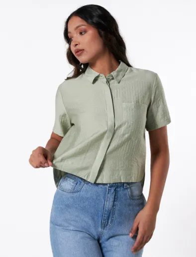 Blusa Camisera Unicolor