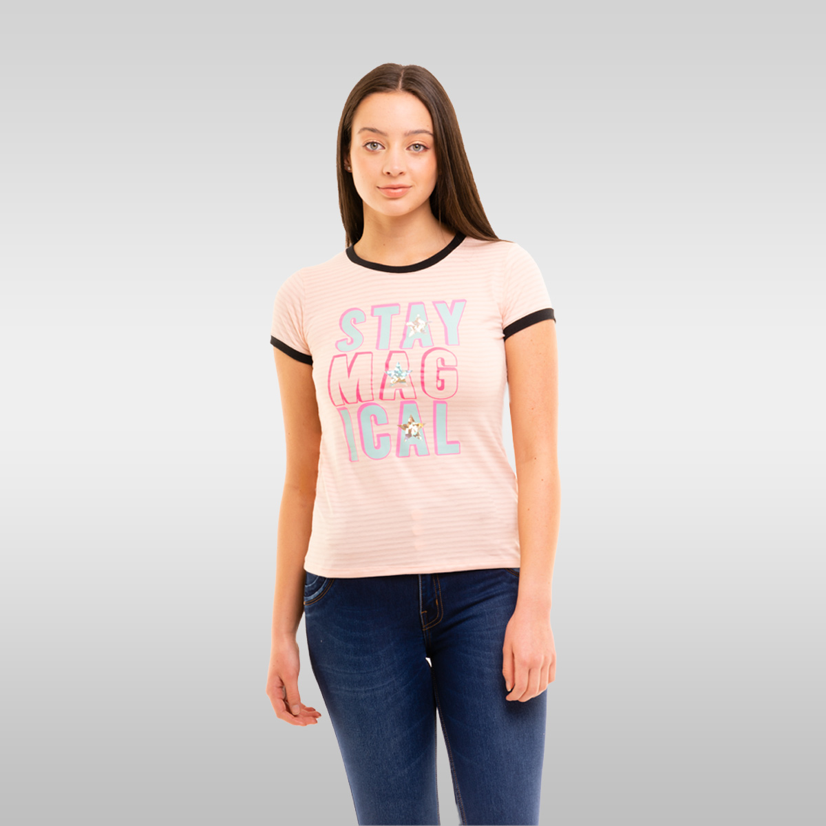 Camiseta magical rosa | CAMISETAS Y POLOS | CAMISETAS Y POLOS | MODA  JUVENIL | MUJERES | Moda RM Tienda Online