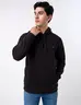 Chompa con Capucha Café Oscuro Hombre Abrigo casual para días frescos
