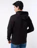 Chompa con Capucha Café Oscuro Hombre Abrigo casual para días frescos