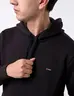 Chompa con Capucha Café Oscuro Hombre Abrigo casual para días frescos