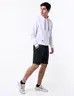Bermuda Llana Gris Oscuro Hombre Un básico casual para días activos