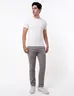 Pantalón Gabardina Gris Hombre Estilo clásico para ocasiones casuales