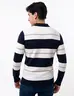 Sweater Bloque de Color Azul Hombre Contraste moderno para destacar tu estilo