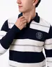 Sweater Bloque de Color Azul Hombre Contraste moderno para destacar tu estilo
